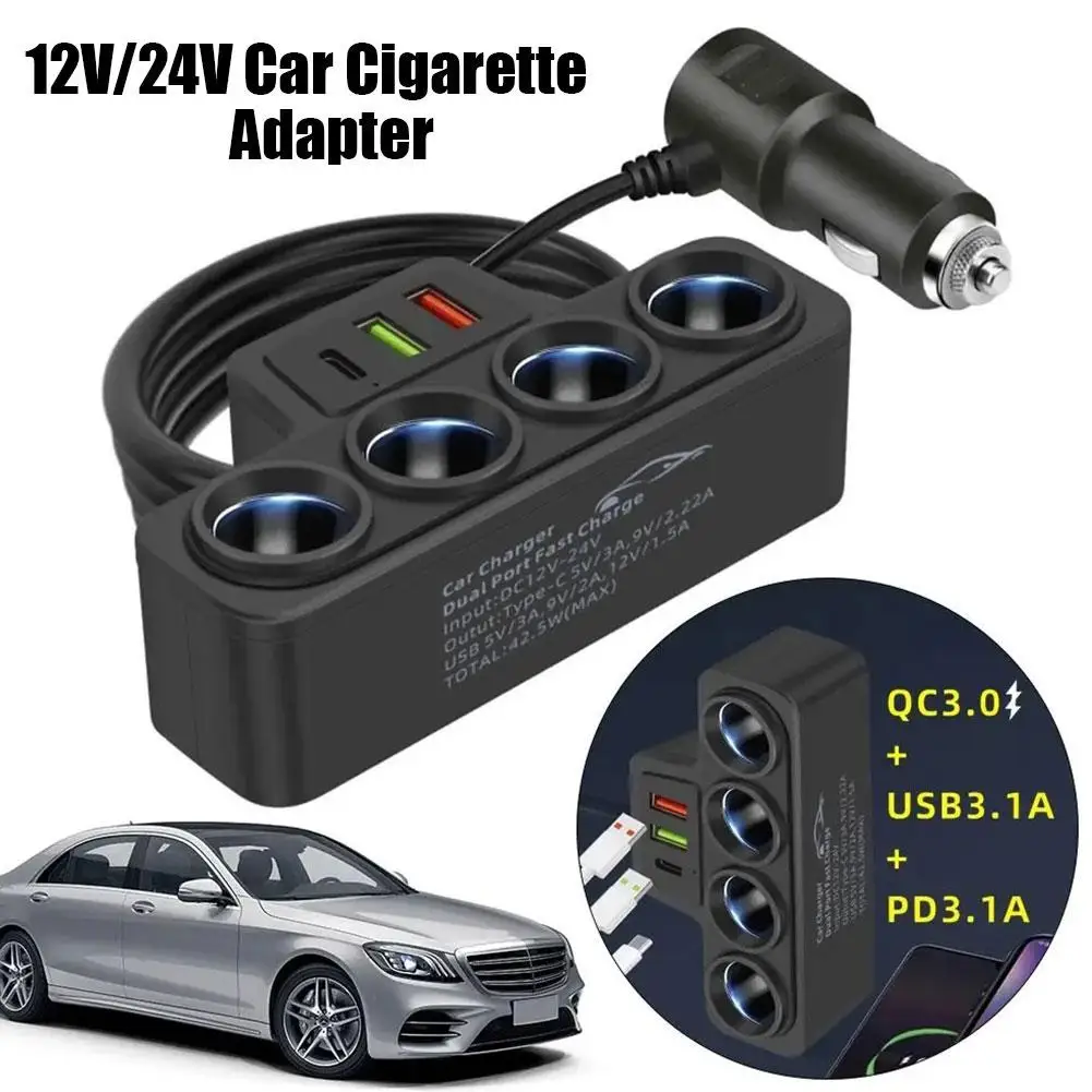 VoltHub™ 120W
Rozdzielacz Samochodowy 12V/24V z USB-C PD