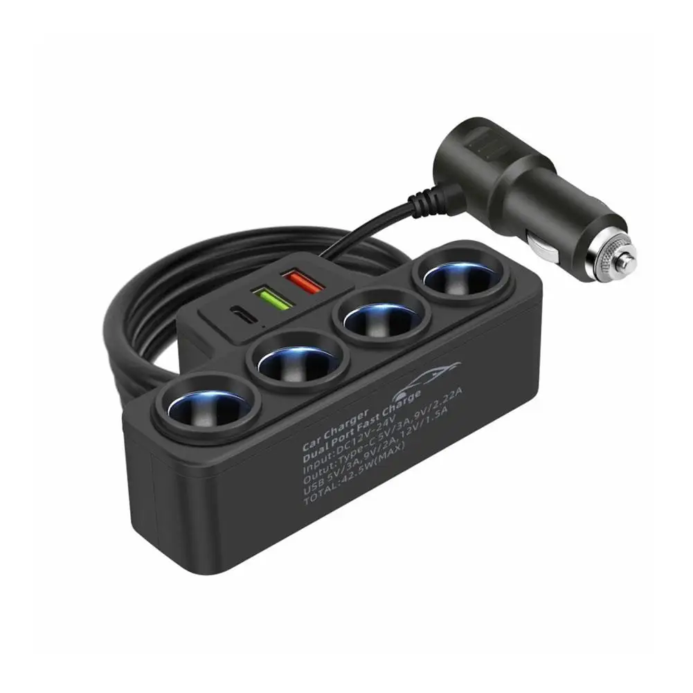 VoltHub™ 120W
Rozdzielacz Samochodowy 12V/24V z USB-C PD