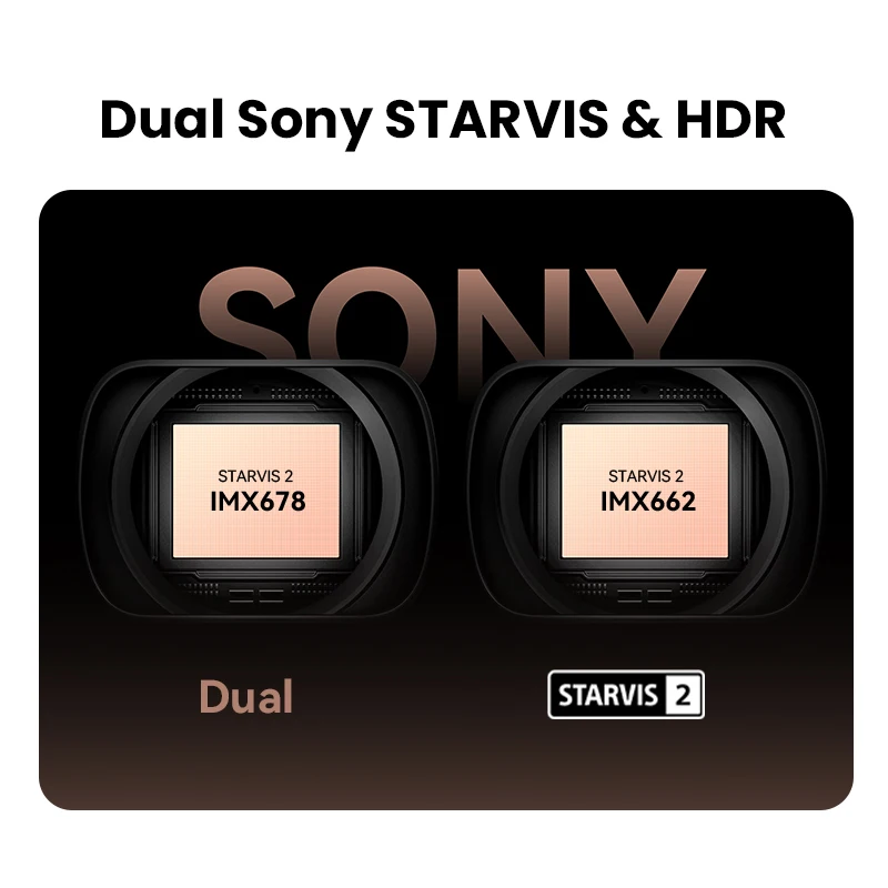 DDPAI 4K Dash Cam Z60 Pro HDR Support Front and Rear Interior Car Camera SONY STARVIS2 678 Sensor 5GHz Wi-Fi GPS ADAS 4G Car DVR