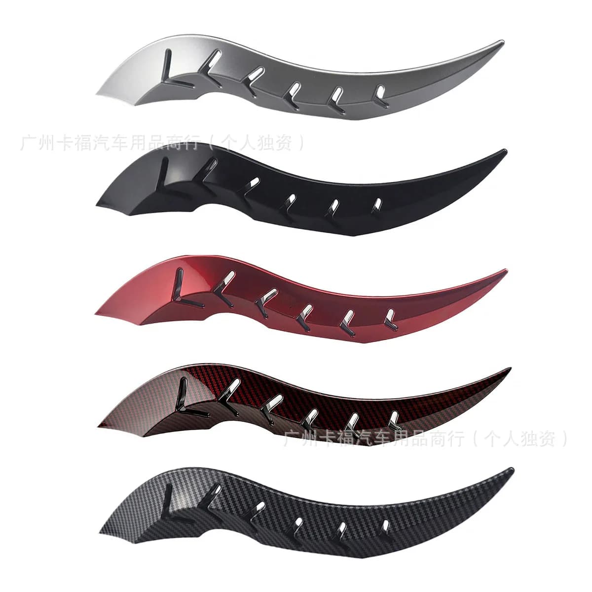 1 Pair Car Roof Dragon Horn Modification Creative Vehicle Head Decor No-Drill Install Accessories Universal for Sedan SUV Truck