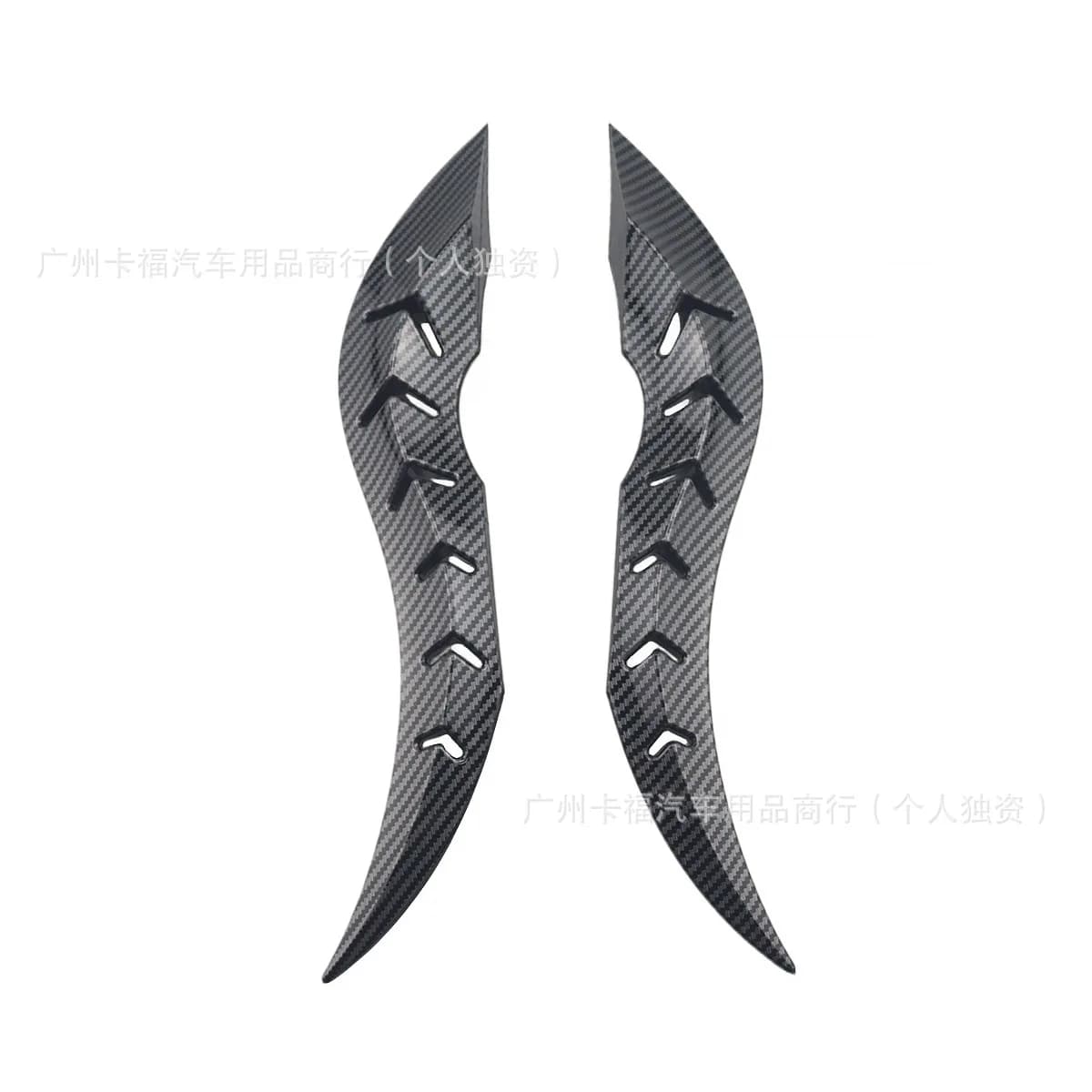1 Pair Car Roof Dragon Horn Modification Creative Vehicle Head Decor No-Drill Install Accessories Universal for Sedan SUV Truck