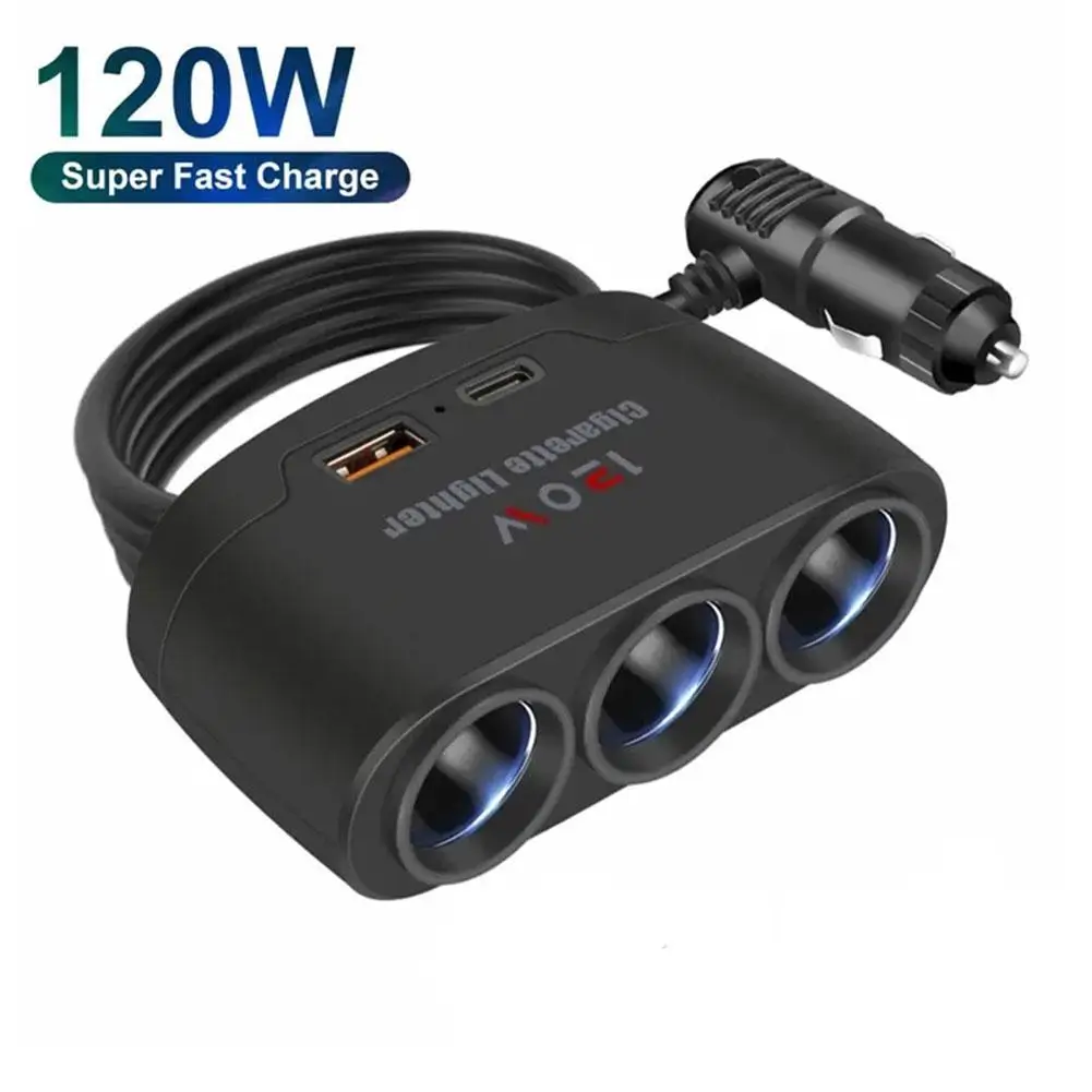 VoltHub™ 120W
Rozdzielacz Samochodowy 12V/24V z USB-C PD