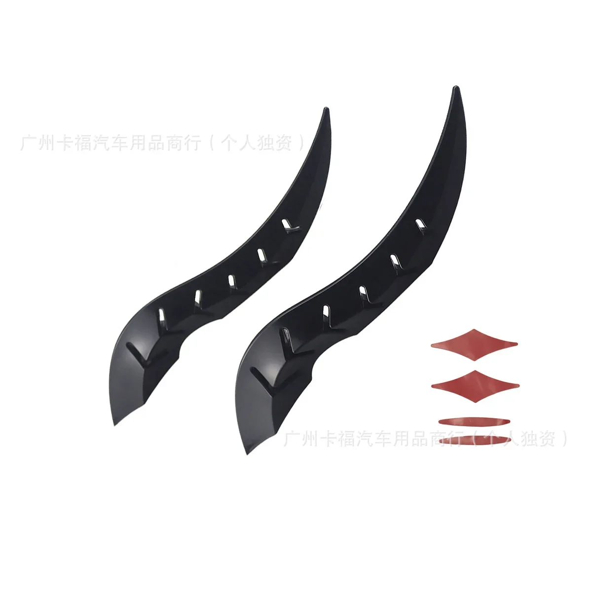 1 Pair Car Roof Dragon Horn Modification Creative Vehicle Head Decor No-Drill Install Accessories Universal for Sedan SUV Truck