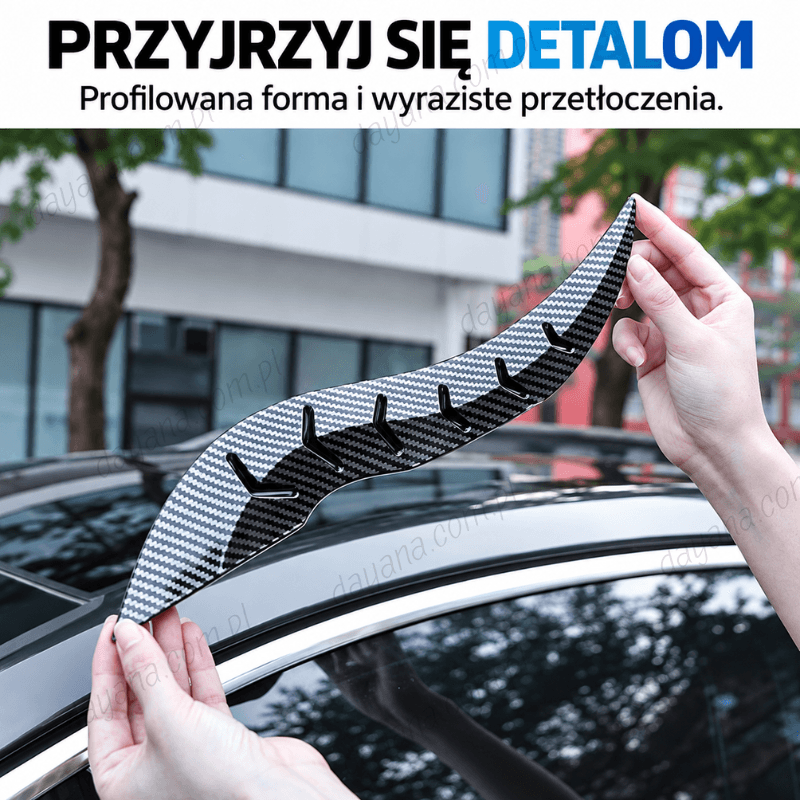 Smocze rogi na dach samochodu – zestaw 2 nakładek dekoracyjnych